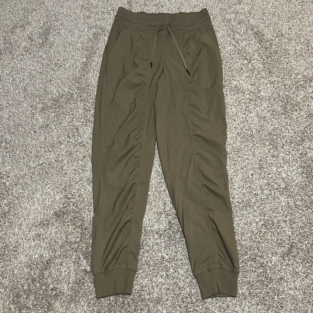 LULULEMON Dance Studio Jogger Pants 29" Grey Sage Green Women’s Size 4 - EUC - Picture 2 of 9